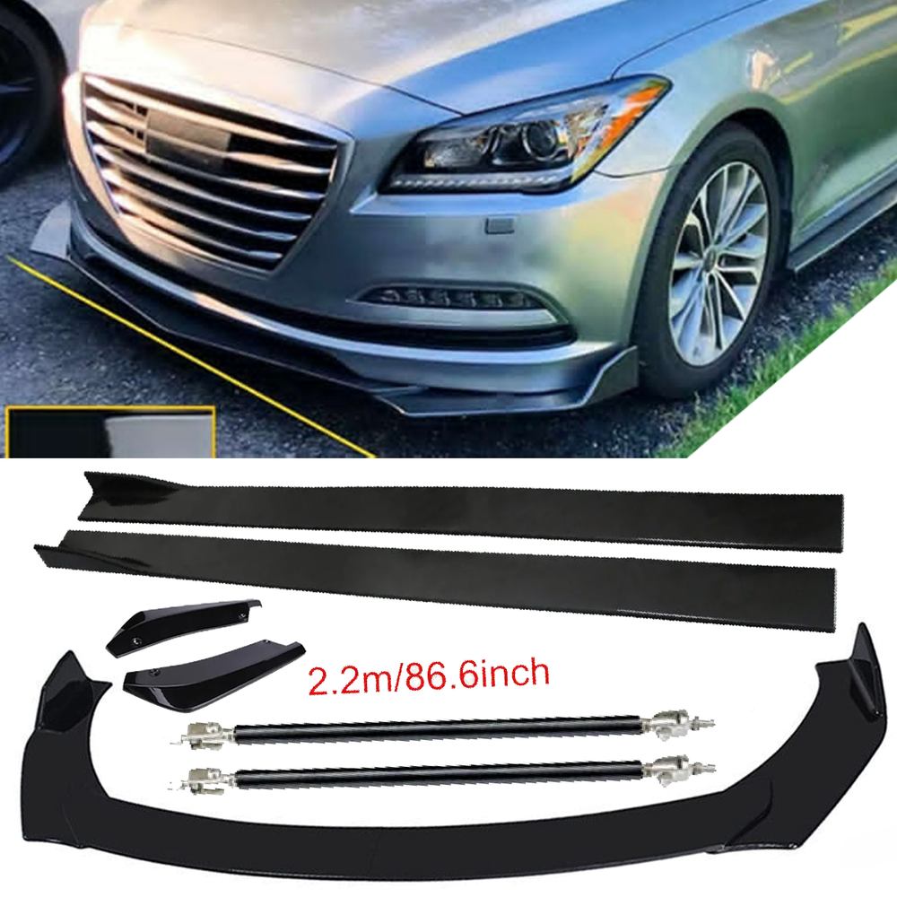 Front Rear Bumper Lip Splitter Spoiler87