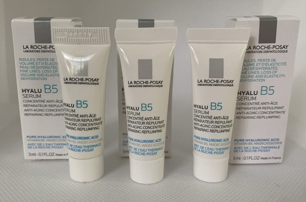 3x La Roche-Posay Hyalu B5 Serum 3ml Travel Mini Samples EXP 11/25+
