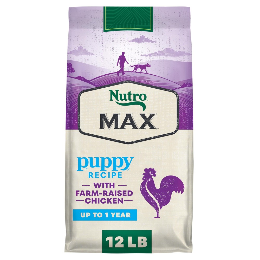 Max Puppy Dry Dog Food with Farm-Raised Chicken, 12 lb. Bag