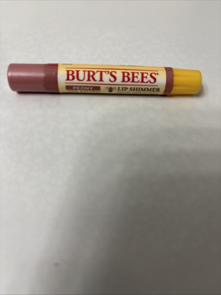 Burt's Bees Lip Shimmer in Peony 0.09 Oz Hydrating Tint