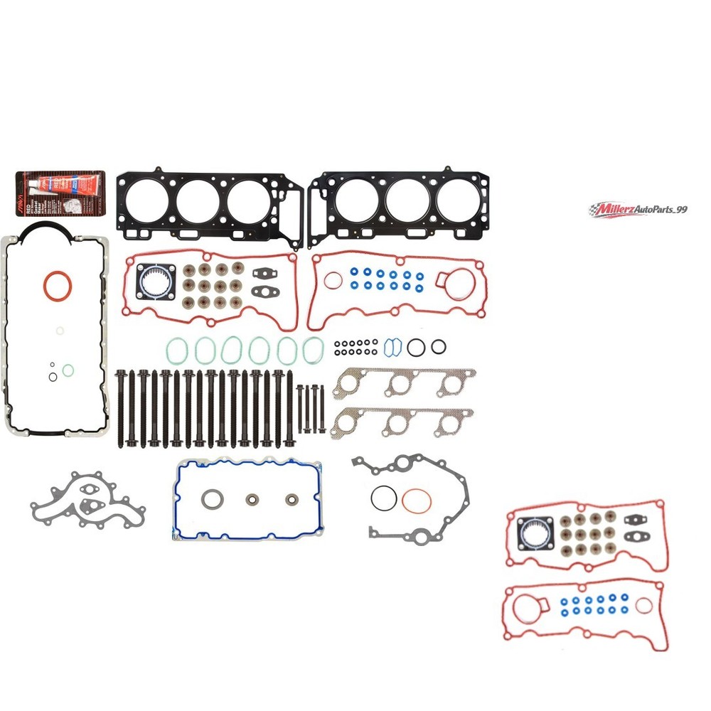 High-Performance Full Gasket Set with Head Bolt - Ideal for DIY Engine Repairs