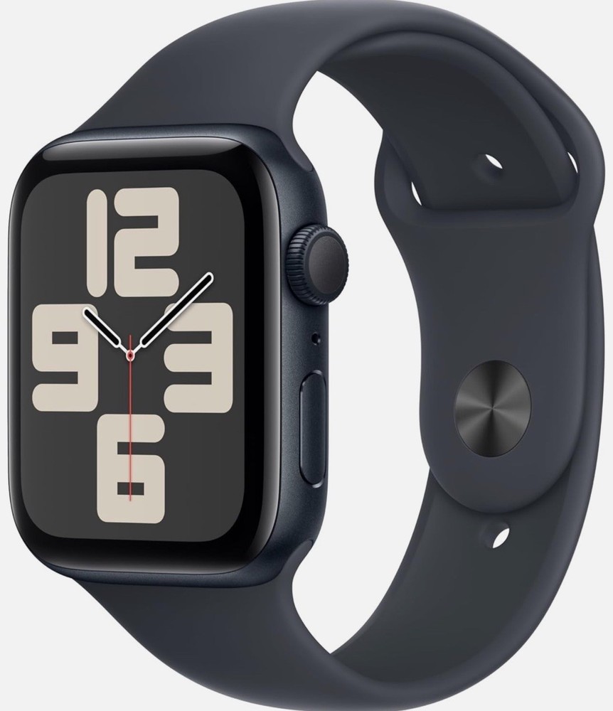 Apple Watch 40mm SE Midnight Aluminum Case with Sport Band, S/M (GPS +...