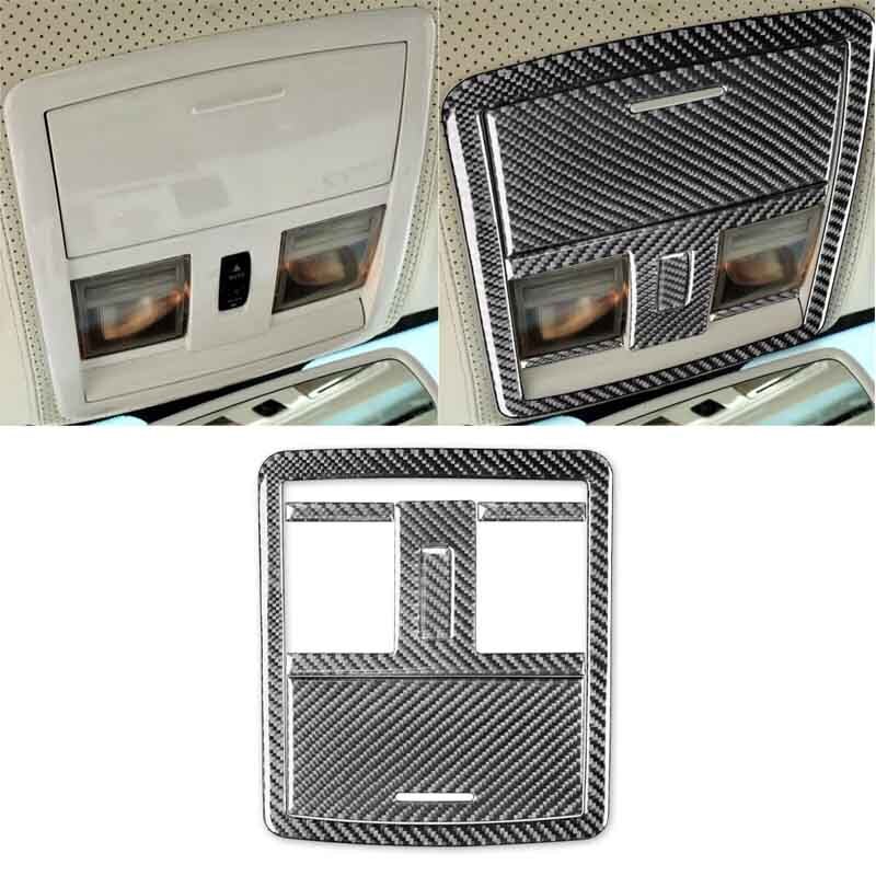 Carbon Fiber Car Interior Overhead Console 5Pcs For Chrysler 300 300C Cover Trim