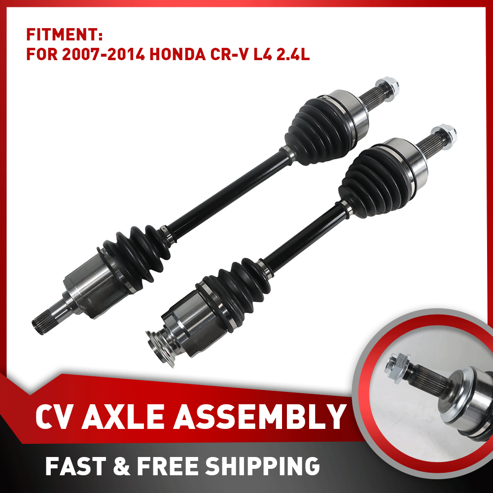 Pair 2 Front CV Axle Shaft Assembly for Honda CR-V 2007 2008-2014 2.4L
