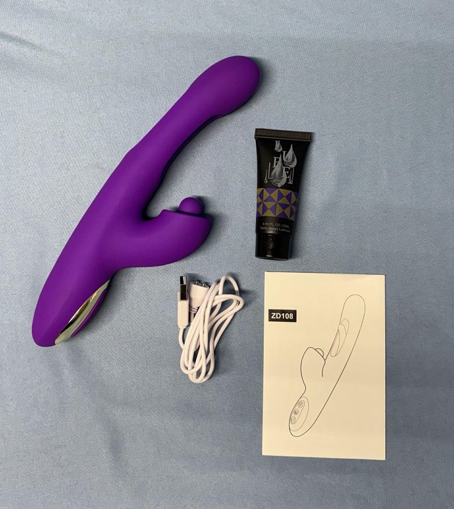 Thrusting Rotating Rabbit Vibrator Dildo G Spot Clit Massager Sex Toys for Women