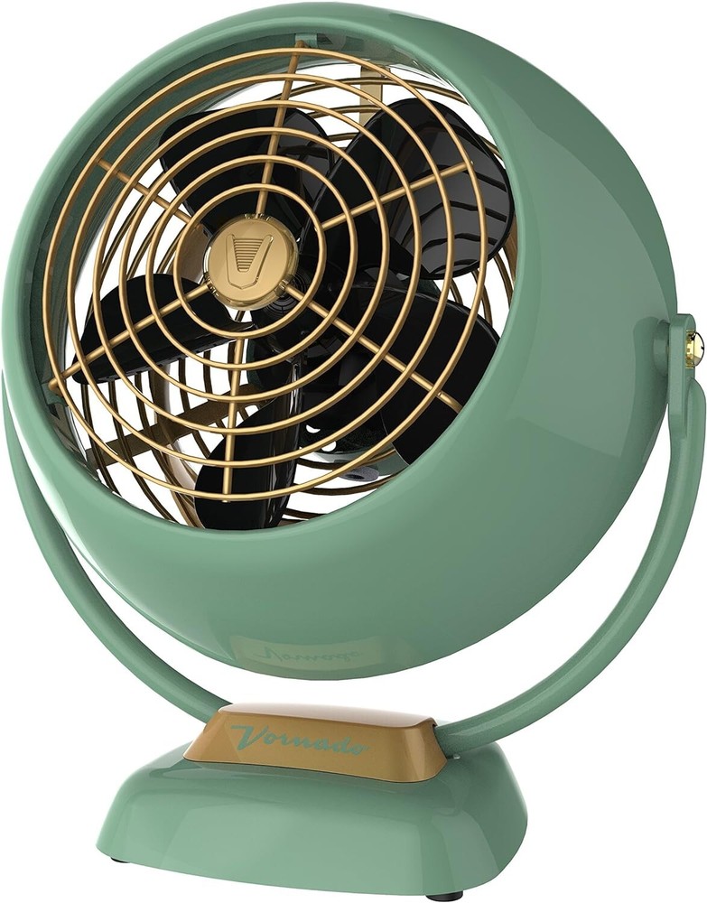 Energy-Efficient VFAN Jr. Fan - 5-Blade Vintage Air Circulator in Green