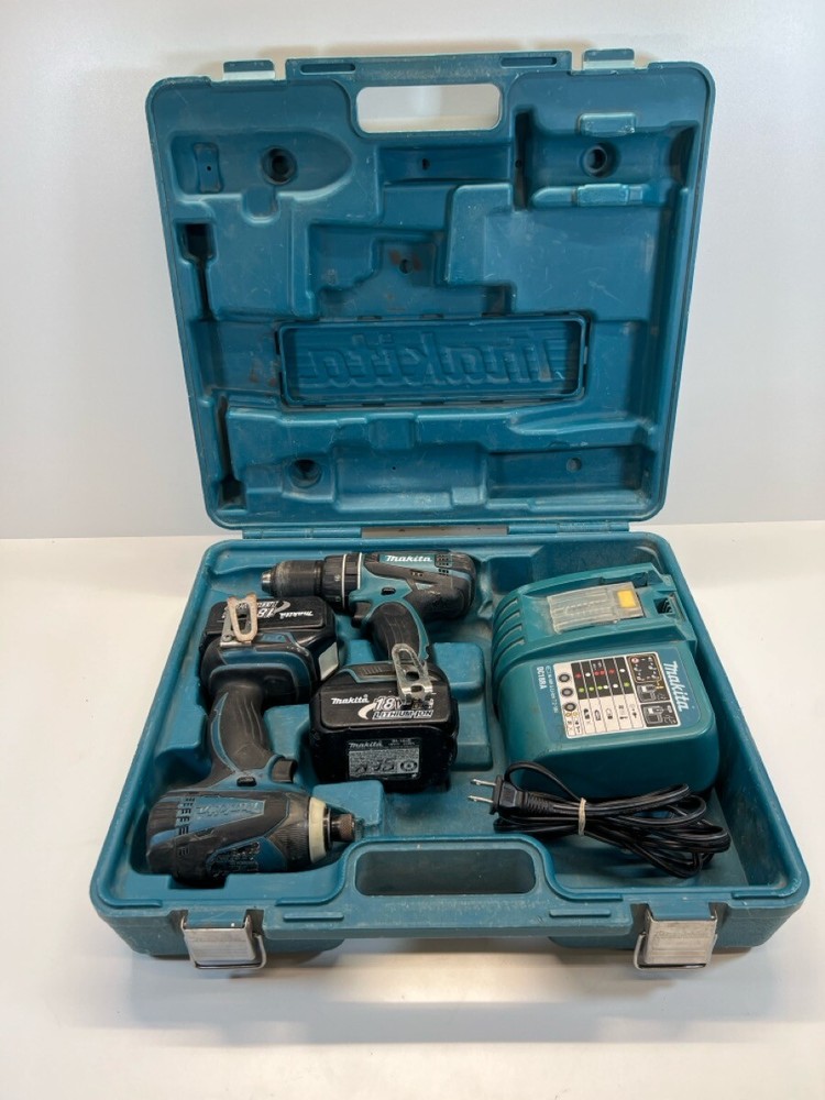 MAKITA DRILL & IMPACT W/ 2 BATT (P07007209)