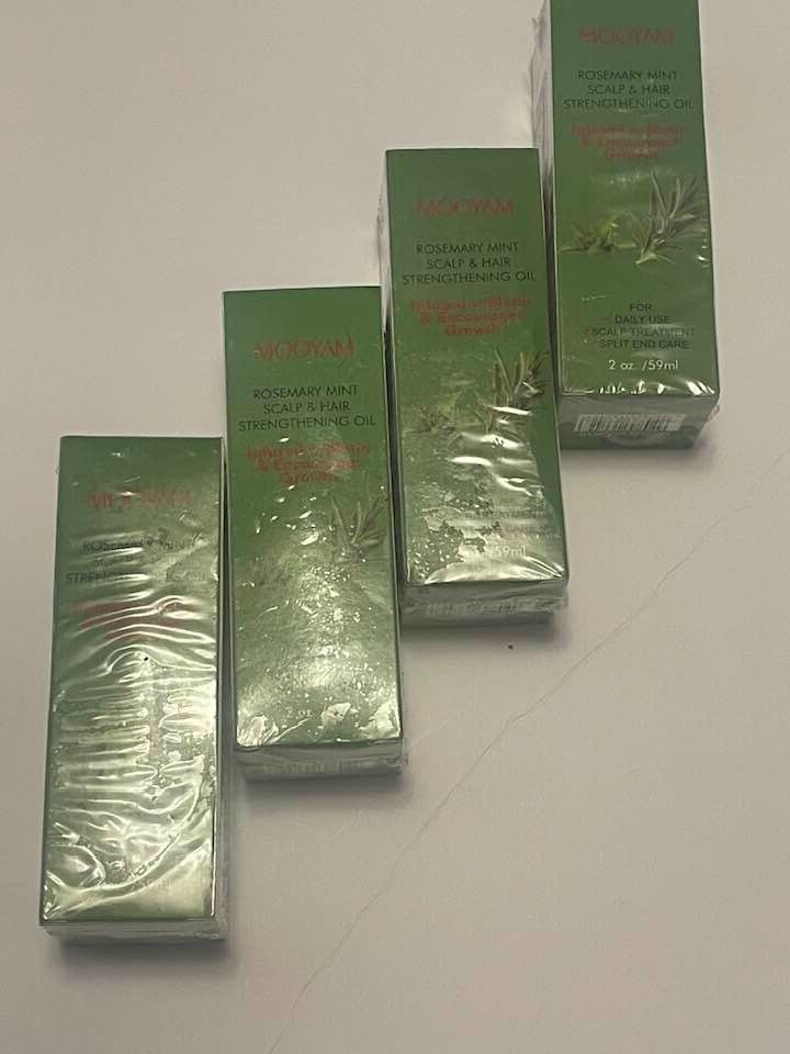 Rosemary Mint Scalp Hair Strengthening Oil with Biotin for Healthy Growth