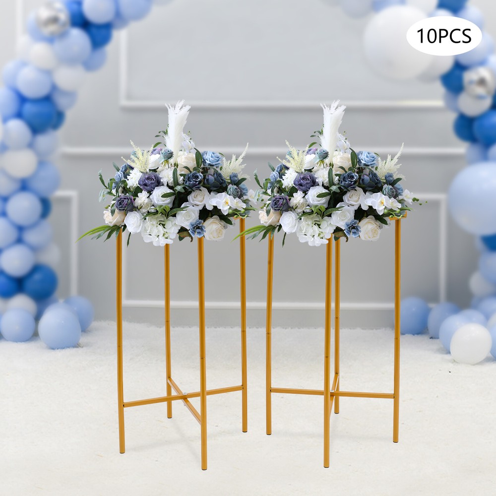 Wedding Flower Stand Metal Rack Holder Gold Centerpieces Party Background Decor