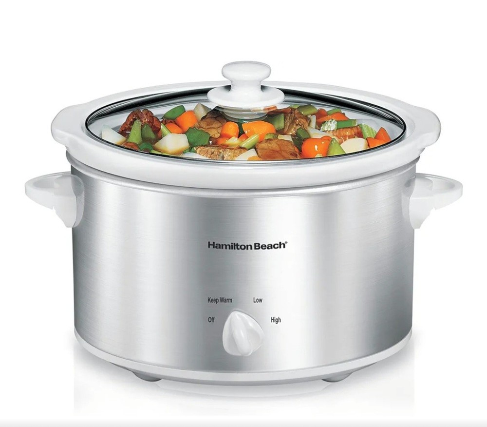 Hamilton Beach 4-Quart Slow Cooker - 3 Easy Settings for Effortless Meals