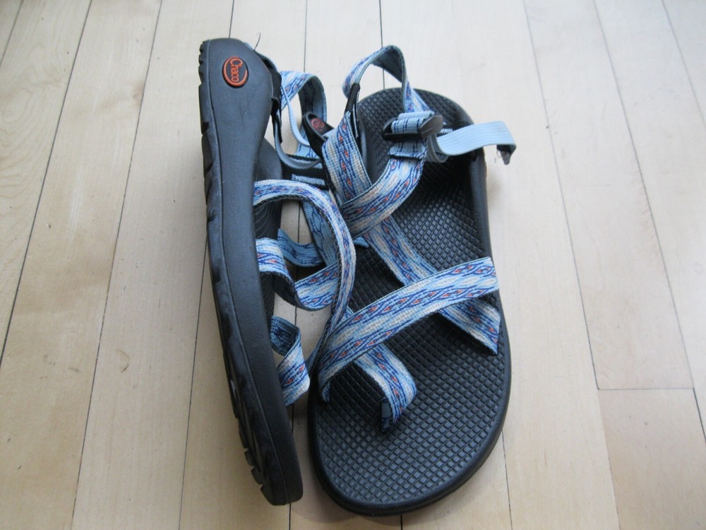 CHACO Z2 Classic Adjustable Toe Loop Sandals Bluebell Women Size 10 Sport Comfort