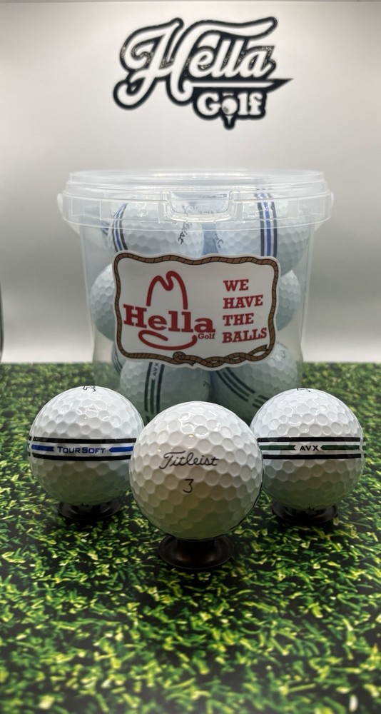 12 Pack Titleist AVX & Tour Soft (5A) AIM 360° Golf Balls ~Hella Pristine~