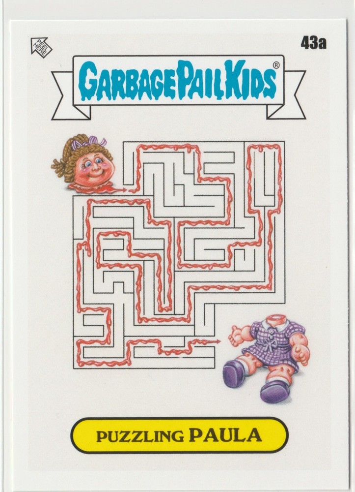 Puzzling Paula Garbage Pail Kids GPK 2024 Kids At Play KAP Card #43a