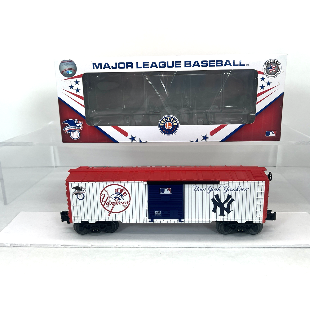 Lionel O Gauge MLB New York Yankees Baseball Boxcar 6-81912