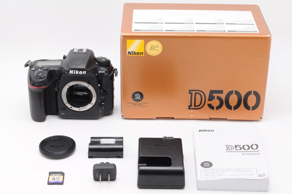 SC 513489! [N MINT-] Nikon D500 20.9 MP Digital SLR Camera Black Body Only JAPAN