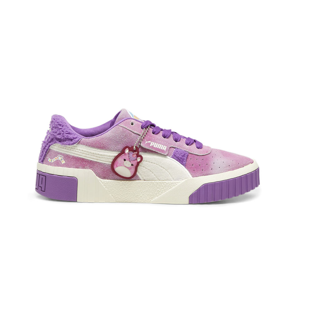 Puma Cali Lola X Squish Womens Pink Purple Sneakers Casual Lace-Up Shoes 39756