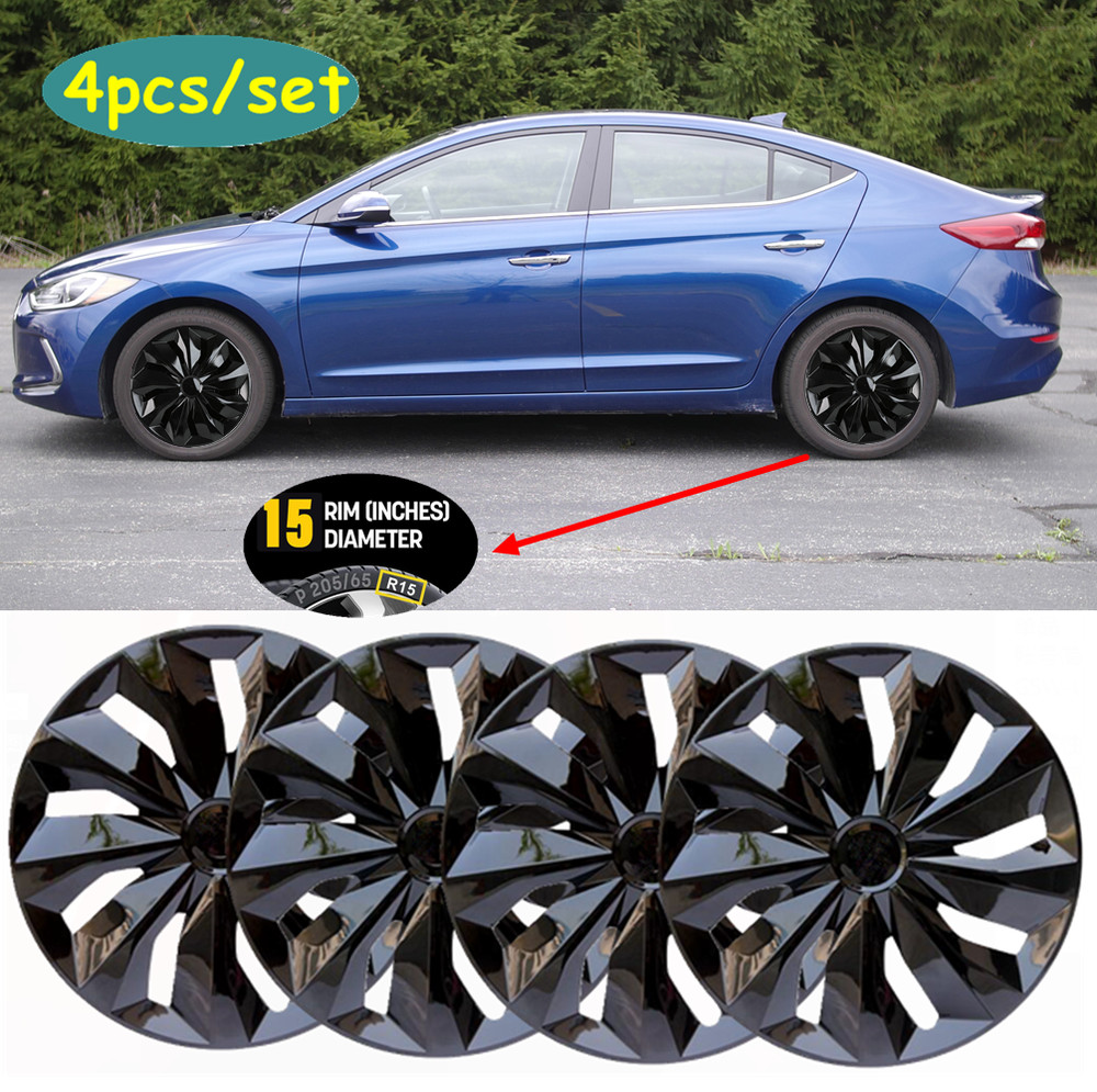15-inch Hubcaps for Hyundai Elantra R15 Steel Wheels – Durable Wheel Covers