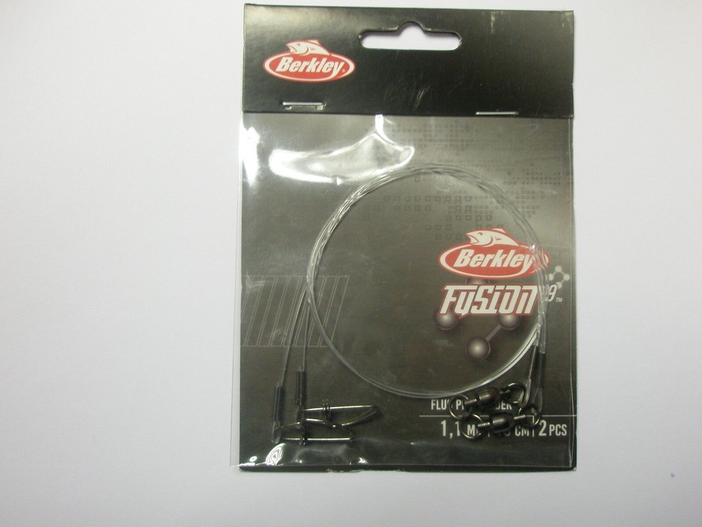 Berkley Fusion 19 Fluorocarbon Pike Leaders 2-Pack Fishing Tackle