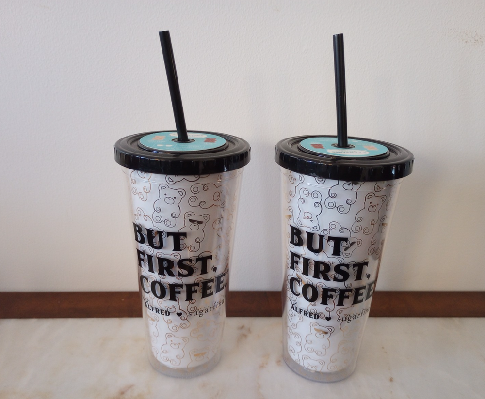 Sugarfina But First Coffee Year 2020 Tumblers -Set of two-Brand new