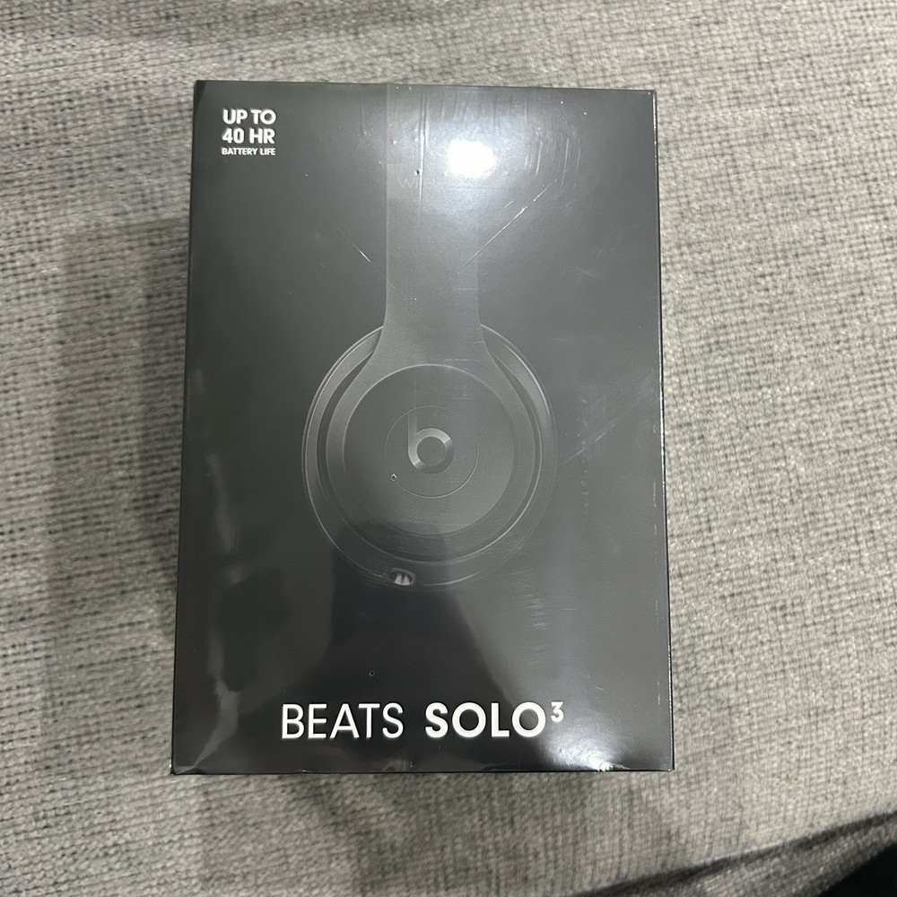 Brand New Beats by Dr. Dre Beats Solo3 Wireless On-Ear Headphones Matte Black✅🔥