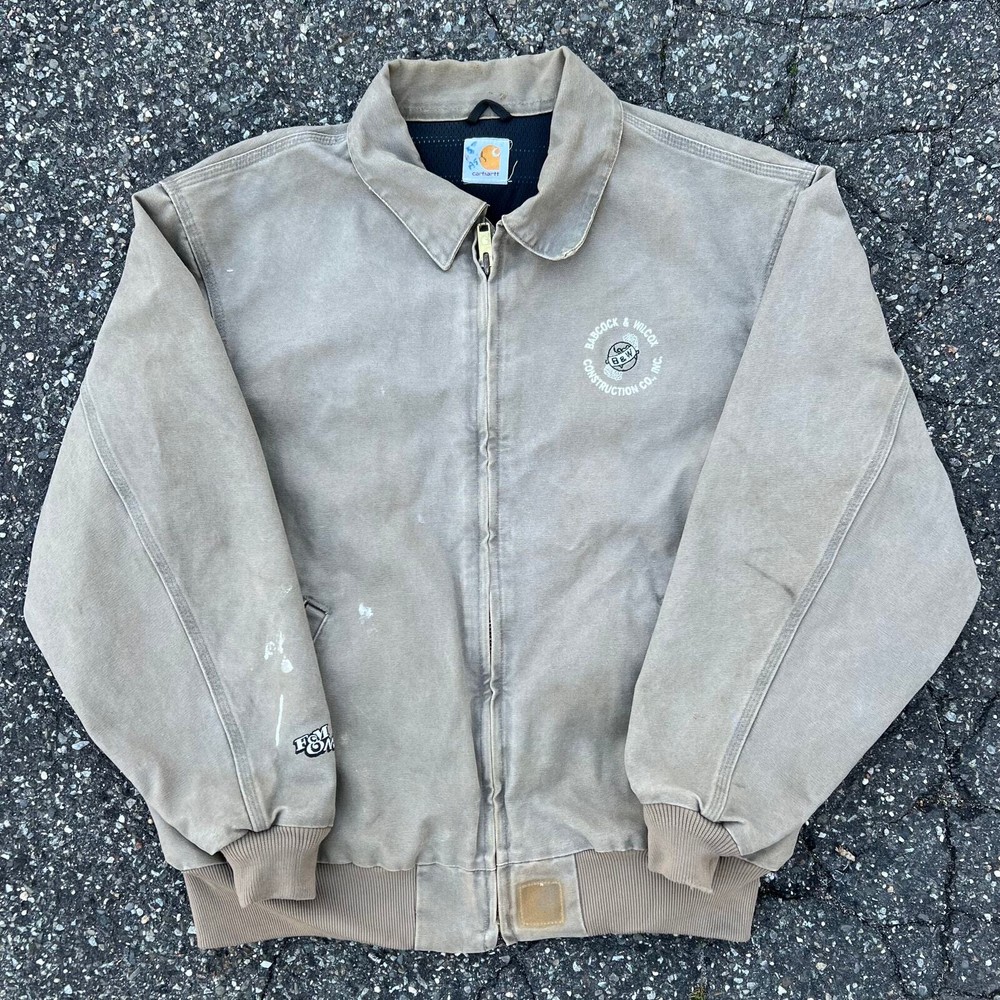Vintage Y2K des beige Carhartt Santa Fe work wear active style jacket
