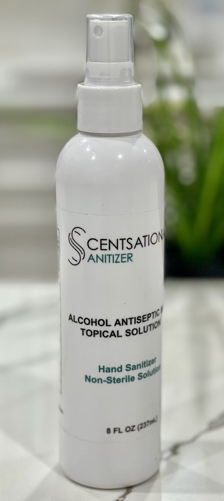 Centsational Hand Sanitizer. Alcohol Antiseptic 80% Topical Solution 8 fl.oz