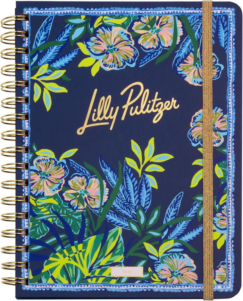 Lilly Pulitzer 2025 Planner Large Weekly Monthly Calendar Navy Design