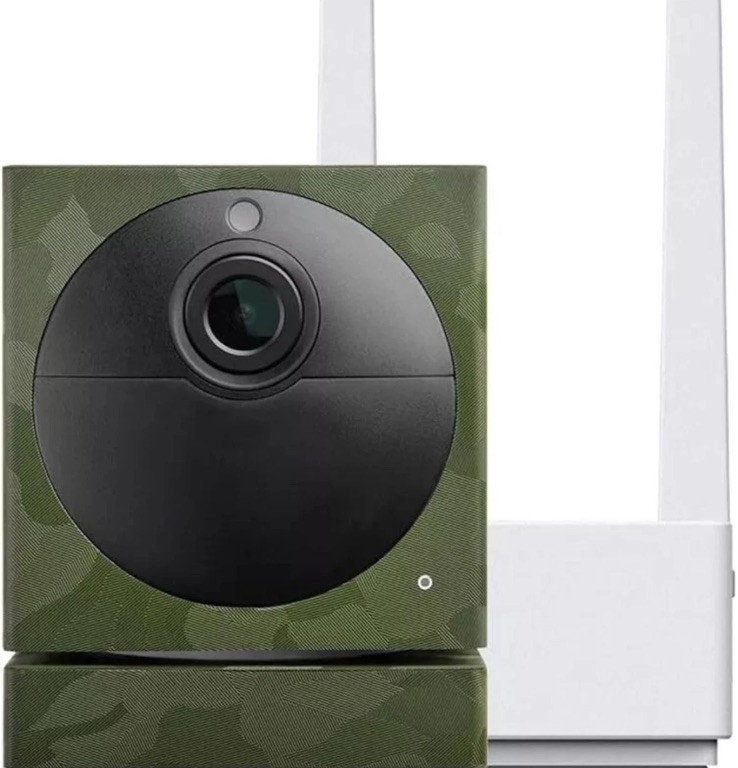 Wyze Cam Outdoor Starter Bundle - Camo - With Full Color Night Vision