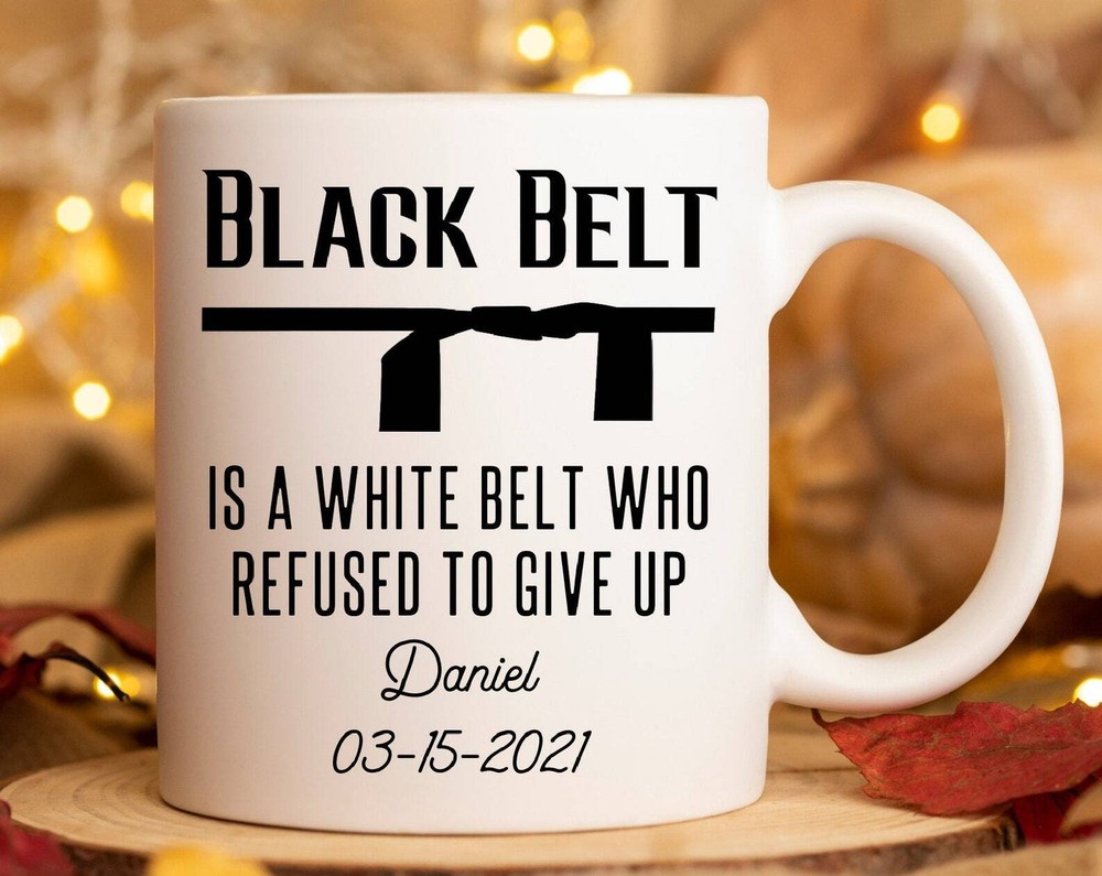New Black Belt Gifts Congratulations On Black Belt Martial Arts Black Belt Black