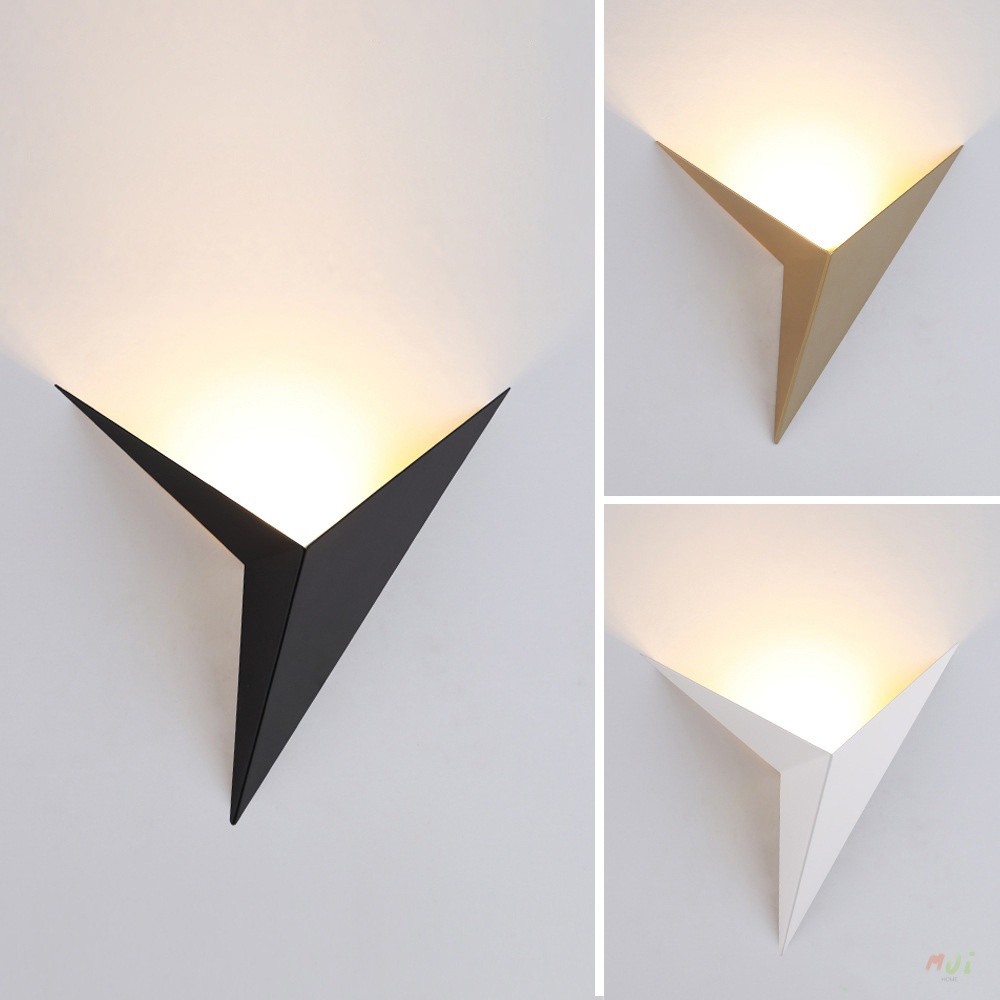 Simple style Geometric triangle Wall lamp LED Wall lamp Decoration Wall light