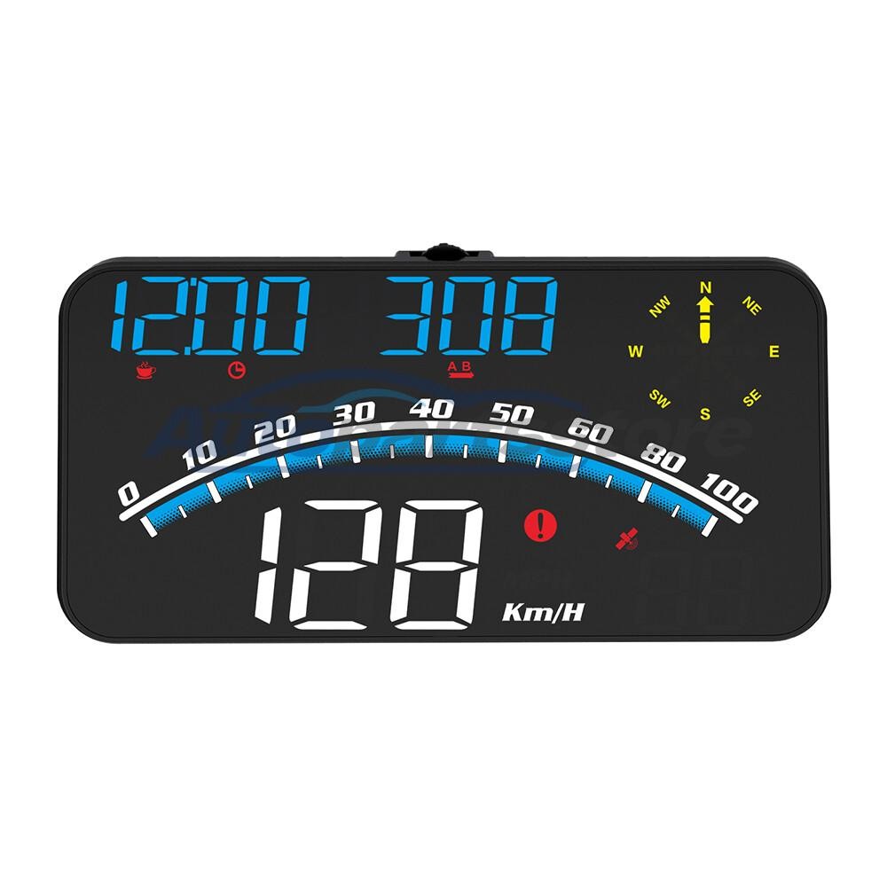 5.5 Inch Universal Car HUD GPS Speedometer with Overspeed Alarm
