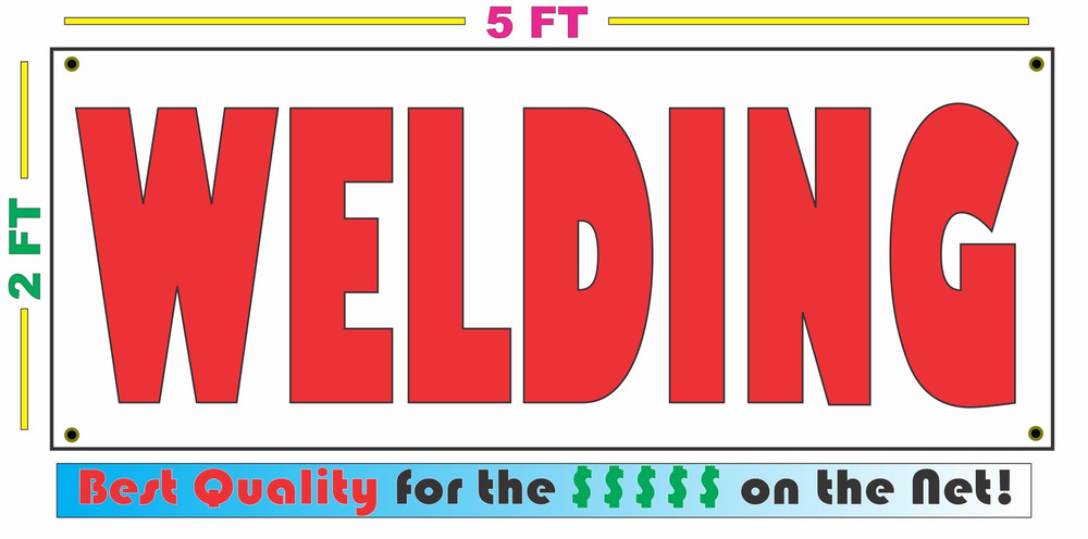 Full Color WELDING Banner Sign - Large Size Best Price