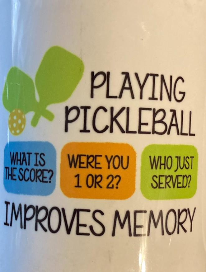 Pickleball Improves Memory Mug | Pickleball Accessories | Gift For Grandma |
