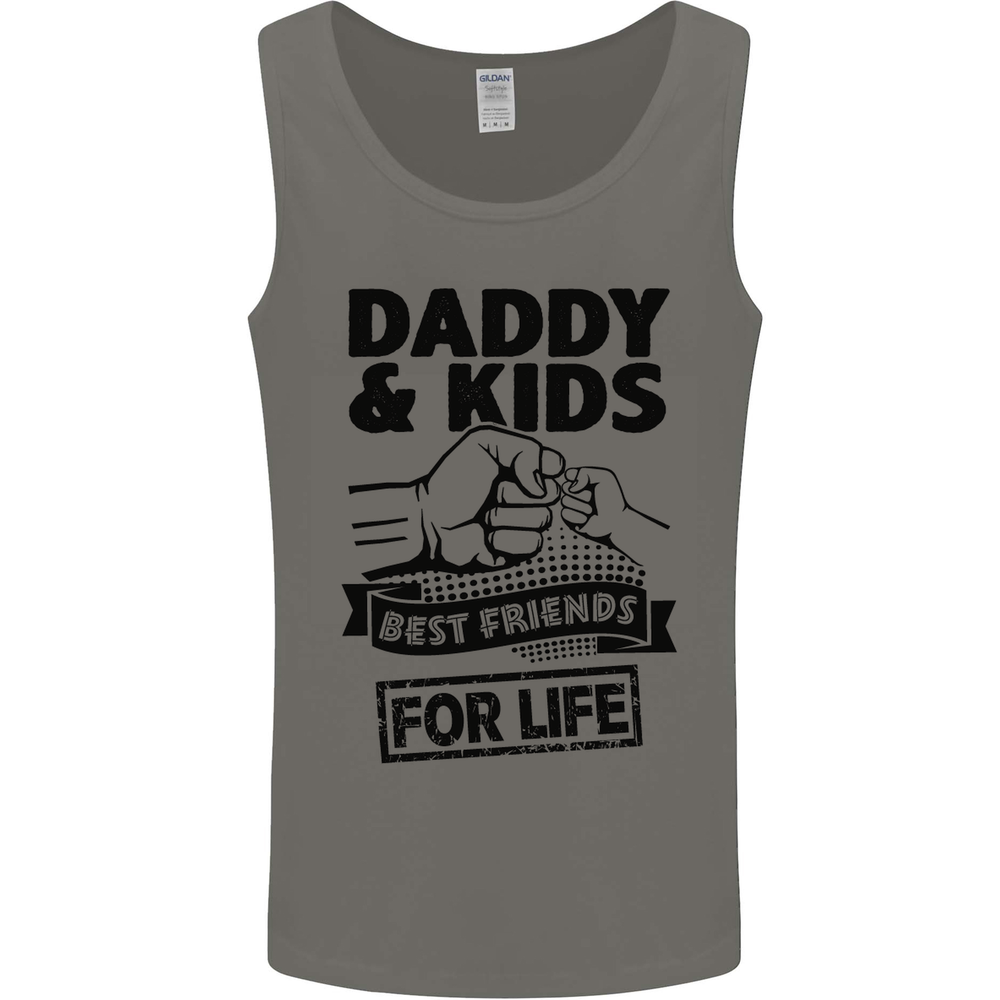 Daddy & Kids Best Friends Fathers Day Mens Vest Tank Top