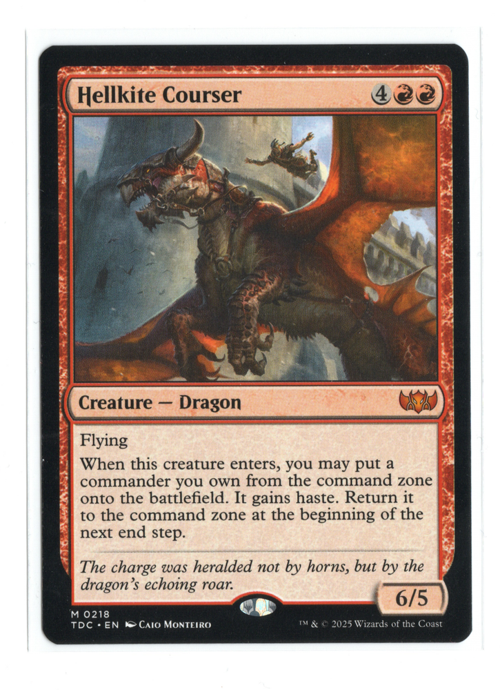 MTG - Hellkite Courser - Normal - Tarkir: Dragonstorm Commander - NM
