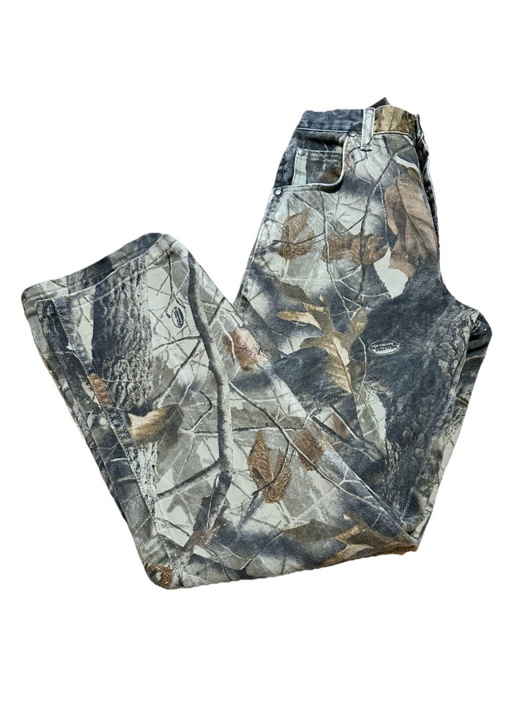 Vintage Wrangler Pro Gear Youth Camo Pants, Size 14, 100% Cotton