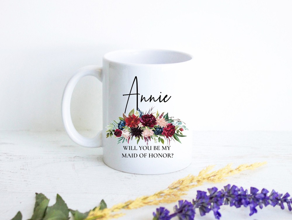 Bridesmaid Proposal Bridesmaid Mug Custom Personalized Mug Bridesmaid Gift