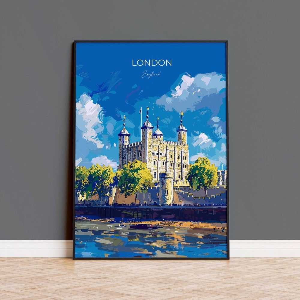 London Travel Poster Wall Art Travel Print Of London London Art Lovers Gift