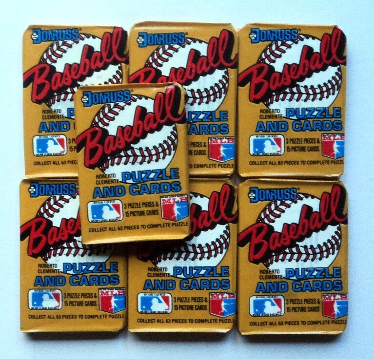 1987 Donruss Baseball UNOPENED Pack Lot of 7 Wax Packs - $19.99 FLASH SALE-image