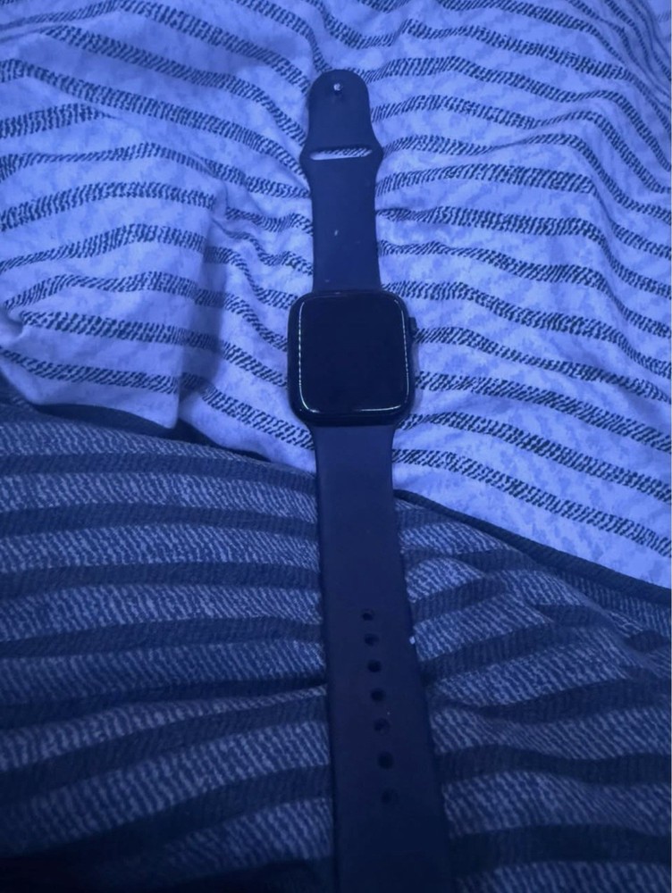 Apple Watch Series 7 45mm Black Case & Sport Band GPS Model A2477