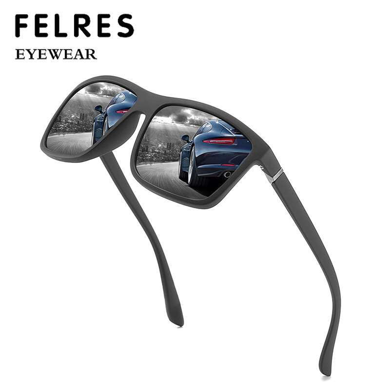 Square Polarized Sunglasses Men Classic Outdoor Driving Shade Glasses UV400 Hot