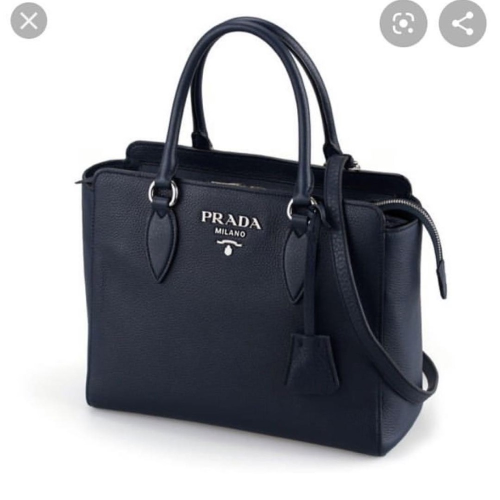 Shipping Included Prada Shoulder Bag Navy