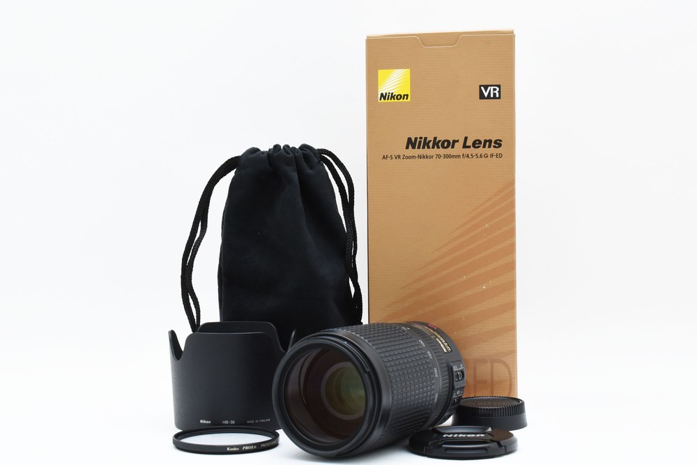 Nikon AF-S VR 70-300mm F4.5-5.6G ED Telephoto Zoom Lens Japan Import Mint Condition
