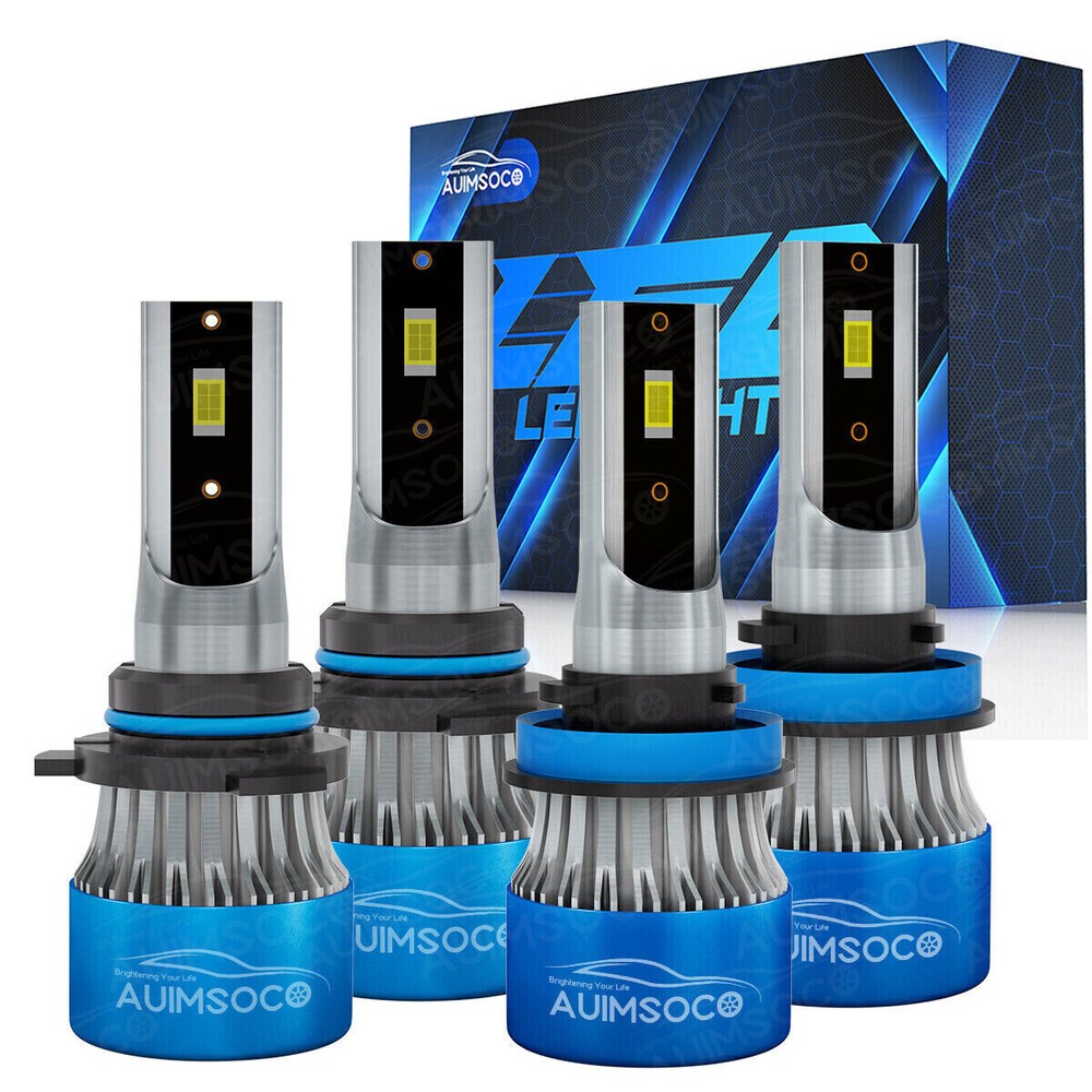 For Honda Accord Coupe 2-Door 2008-2018 LED Headlight Bulbs High Beam & Low Beam