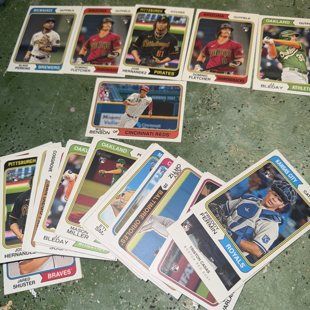 2025 Topps Heritage High Number Lot of 40 Base, Chrome, Sparkle Parallels