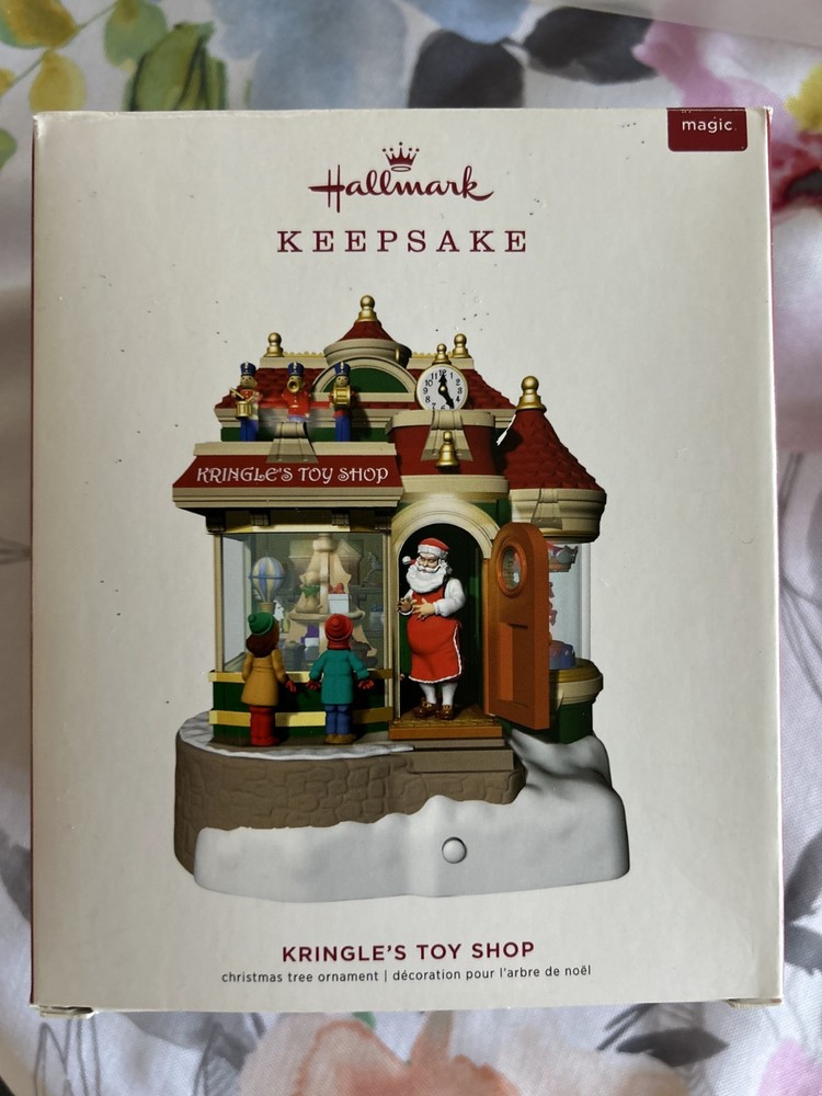 2019 Hallmark Keepsake Kringles Toy Shop Magic Tree Santa Workshop Ornament
