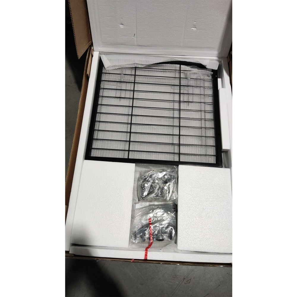 Pre-Owned Dog Crate Furniture Dog Kennel Indoor Double Doors Wooden Cage Brown