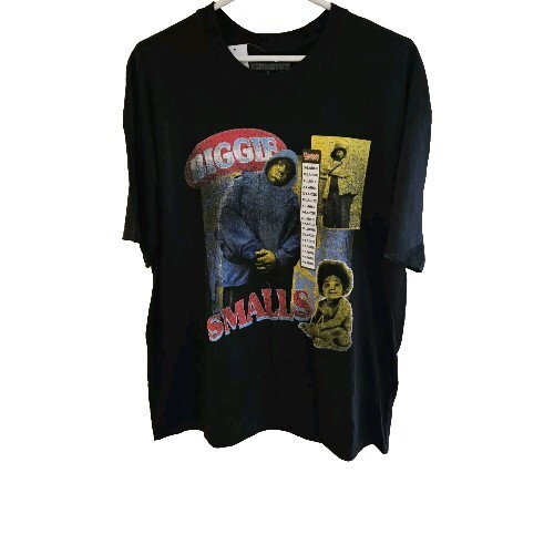 NOTORIOUS B.I.G. Biggie Smalls Men T Shirt Retro Rap Size XL Hip Hop Classic