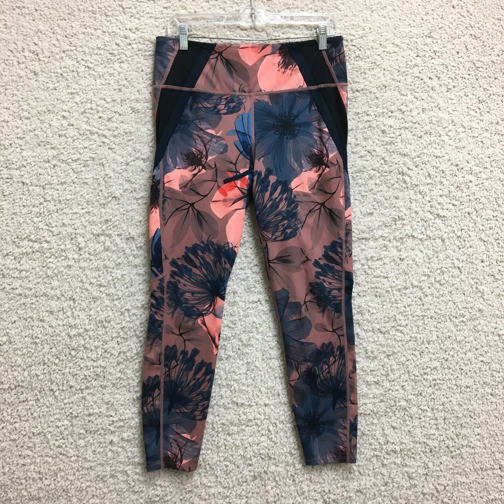 New Balance Leggings Large Adult Pink  Transform 7/8 Nb Sleek Printed Womens L