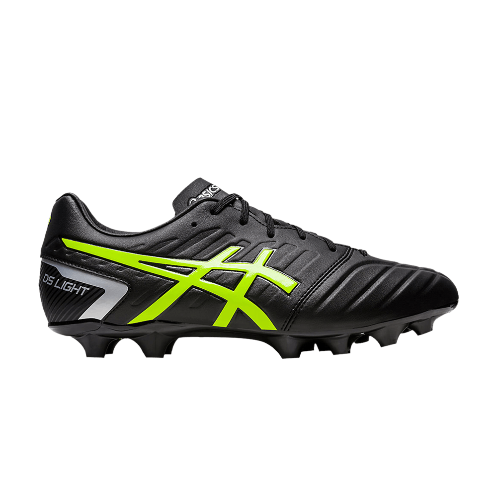 ASICS DS Light Club Soccer Cleats in Black and Safety Yellow 1103A074-002